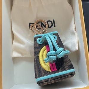FENDI authentic keychain and coin pouch